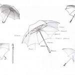 étude-croquis-parapluies-graphite