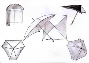 parapluies de formes particulières