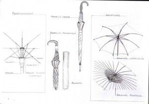 parapluies-structure-dessin-graphite